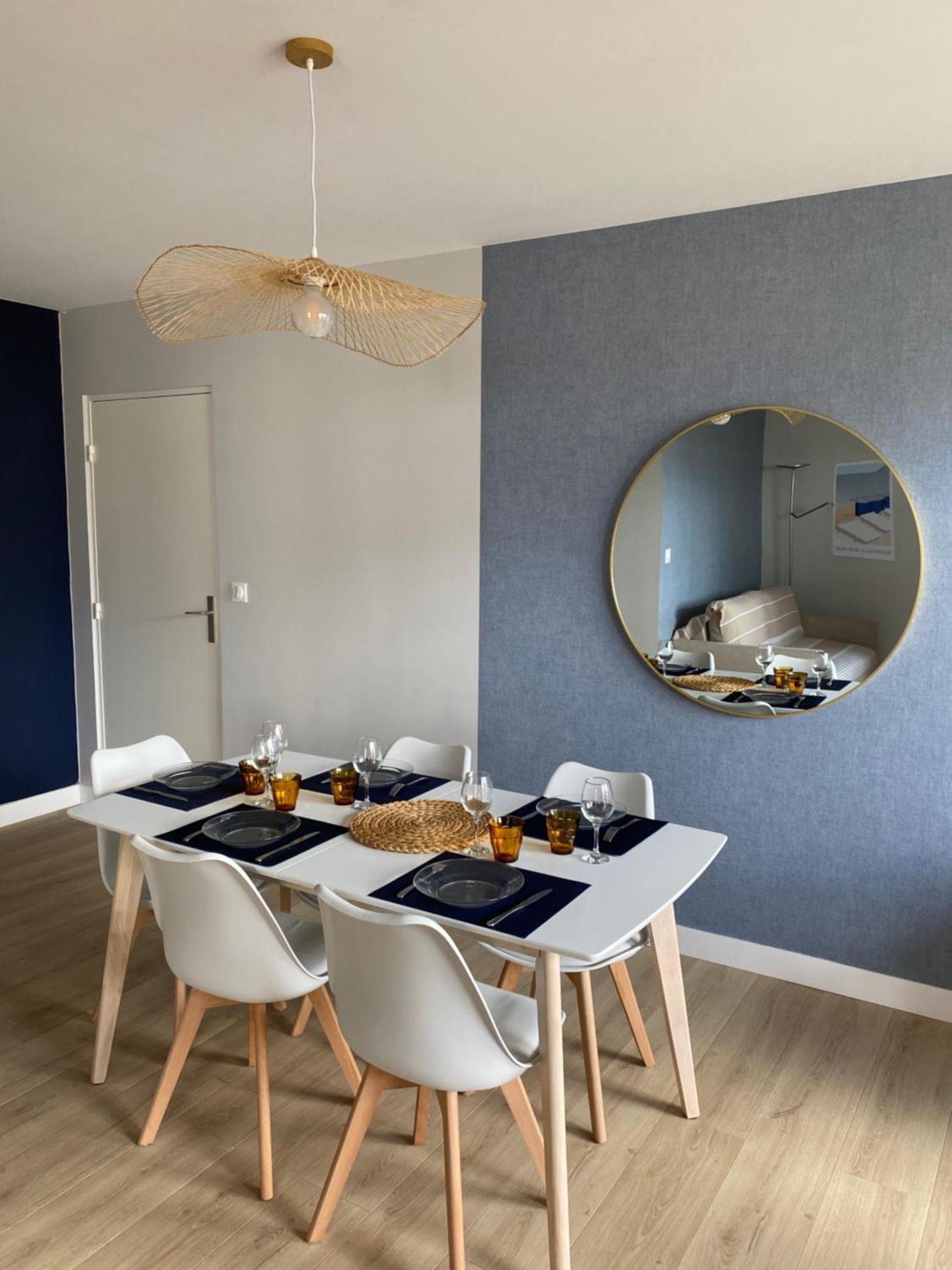Appartement 65M2 Avec Balcon Vues Partielles Mer A 150M De La Plage Et Centre, Wifi Et Parking Prive 布伦维尔索梅 外观 照片